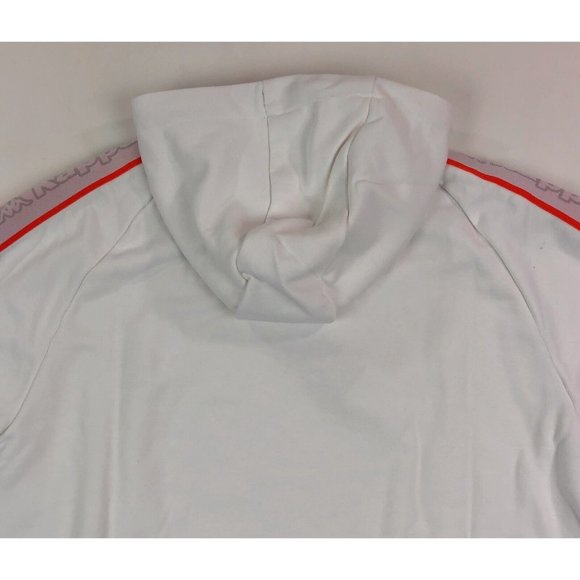 Kappa Logo Tape Apet 2 Mens XL White Regular Fit Pullover Hoodie Sweatshirt - Picture 11 of 12